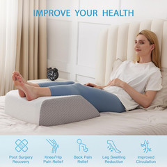 Leg Pillow Elevation Blood Circulation, Leg Wedge for Elevation for Swelling, Le