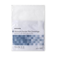 Clear IV Site Barrier Protector – 7″x7″ Water-Resistant Adhesive Film, 5 Count,