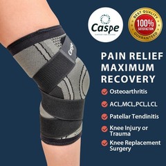 Knee Brace Compression Sleeve Support Joint Pain Arthritis Relief For Sport Gym
