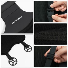 Gel Seat Cushion Lumbar Support Pillow Back Support for Office Home Car Seat us.