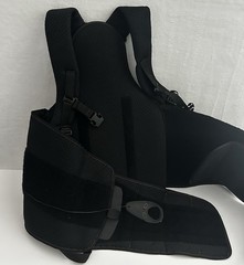 DonJoy IsoFORM Back Brace L/XL Black 456/457 Adjustable Lumbar Support Stabilize