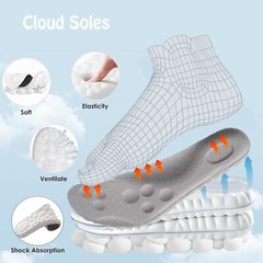 4D Shoe Insoles Men Women Sports Memory Foam Orthotic Shoe Inserts Insoles USA