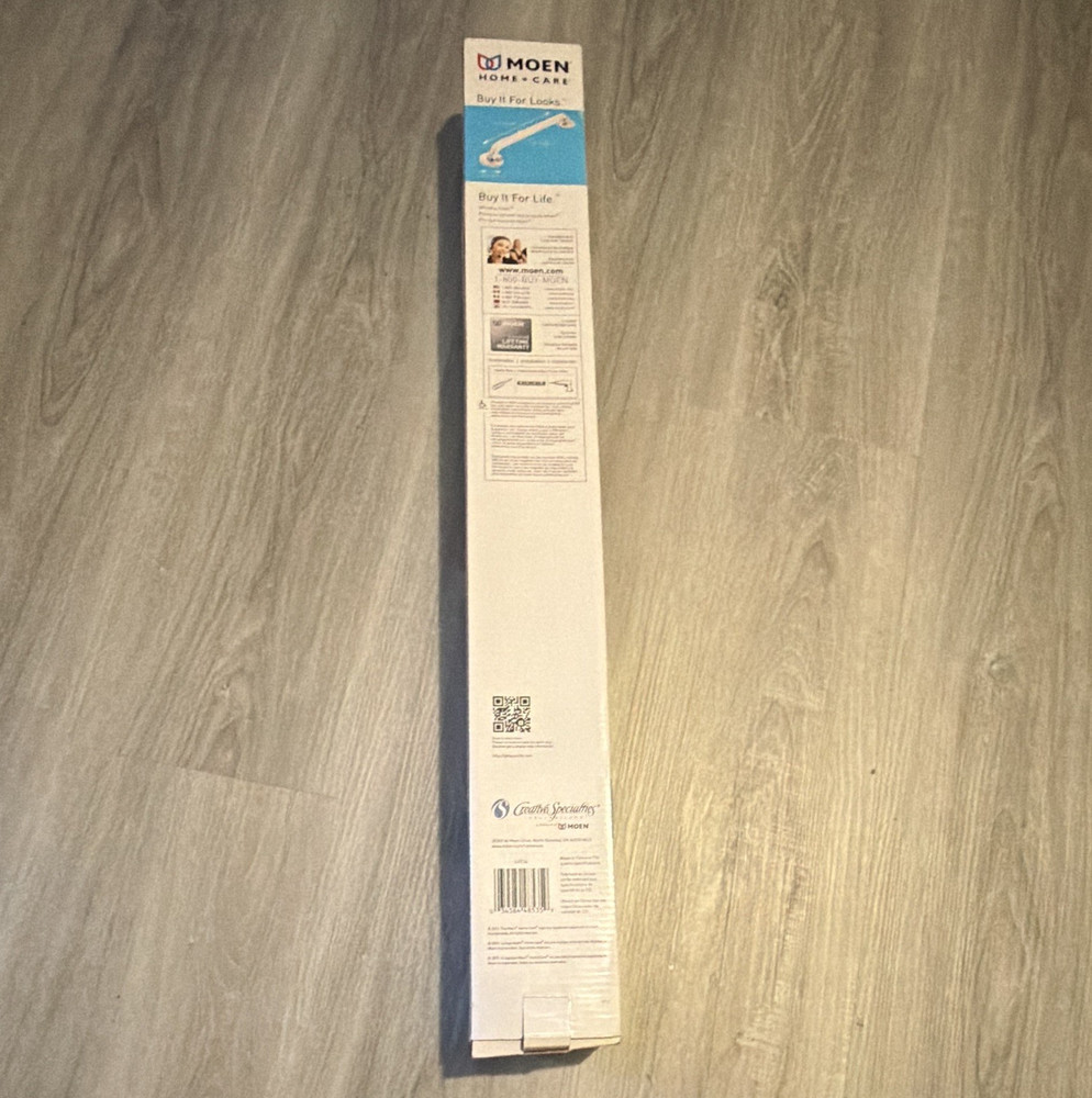 Moen Straight Grab Bar Wall Bar, Corrosion Resistant Bathroom Safety Assist