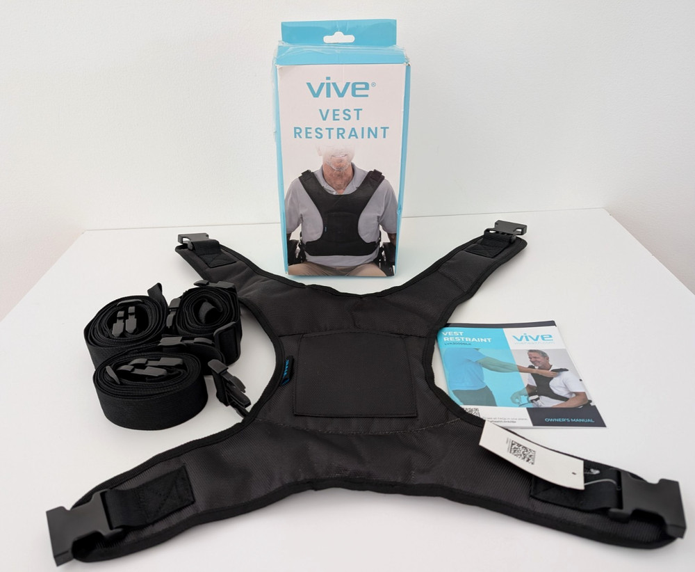 Vive Wheelchair Harness for Adult Vest Restraint One size