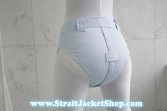 Anti-diaper removal Pants with Segufix Locks and Hook and Loop Slim Fit Closing