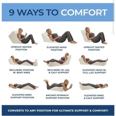 Contour Backmax Foam Bed Wedge Pillow Support System (20 Inch, Backmax Only)