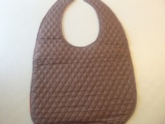 Browns Adult Bib/Clothing Protector double thick with Quilted Diamond Backing