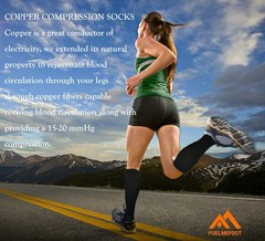 3 Pack Copper Compression Socks – Compression Socks Women & Men Circulation -…