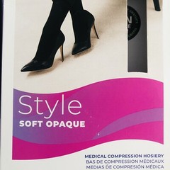 Sigvaris 841C Soft Opaque Knee High 15-20mmHg Compression Stockings Blue Iris SL