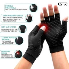 Copper Infused Compression Arthritis Gloves Carpal Tunnel Joint Pain Circulation