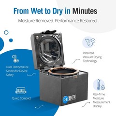 Redux Smart Pro Link Hearing Aid Dryer Dehumidifier Heatless Drying, Charging