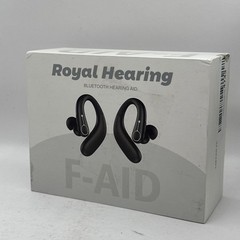 Royal Hearing , Hearing Aids for Seniors with Bluetooth F-AID Black With Case
