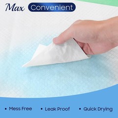 50 Count Hospital Grade 130 Gram 36” x 36” Max Absorbency Disposable Underpad…