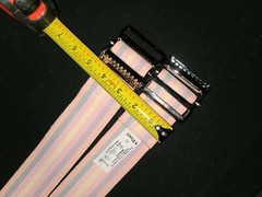 2 POSEY Pink/Blue Medical Lift Transfer Belt Strap 73 x 2″ Ex condition