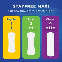 Maxi Super Long Wingless Pads for Heavy Flow – 48 Count for Confidence & Comfort