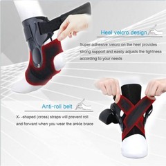 Ankle Brace Sprained Ankle Support with Side Stabilizers Men Women Ankle Splint