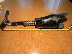 Freedom Innovations Silhoutte Left Prosthetic Leg Carbon Fiber Foot Sz 25 Cat 3