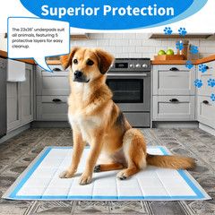 Disposable Underpads 23″ X 36″ Pee Pad – ULTRA Absorbent Bed Incontinence Covers