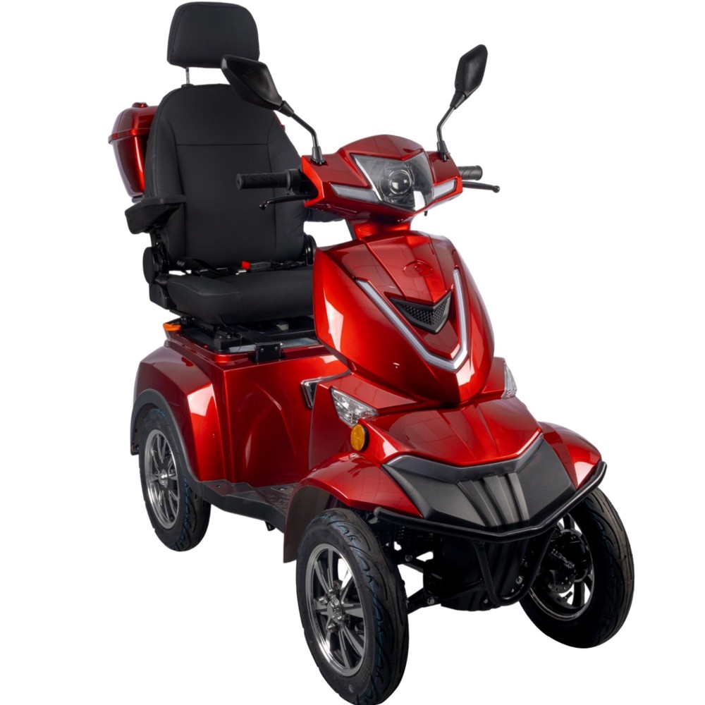 HS4W-A1R 1000W All-Terrain Heavy Duty Electric Scooter Powered Scooter Red