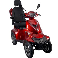 HS4W-A1R 1000W All-Terrain Heavy Duty Electric Scooter Powered Scooter Red