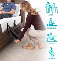 EZ Adjust Bed Rail, Adjustable Senior Bedrail and Safety Assist Railing 1619ER10