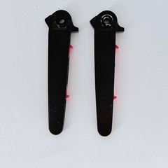 Motion Composites Helio C2 Armrest Rear Pivot Flip Back Pair R&L