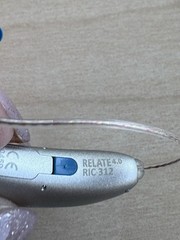 Signia Relate 4.0 Silver RIC RHearing Aid and Case Left Side Only Free Shipping