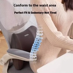 Memory Foam Lumbar Support Cushion Back Pillow Ergonomic Office Chair Support