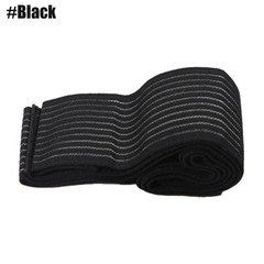 1 PCS Extra Long Elastic Knee Wrap Compression Bandage Brace , Adjustable Com…