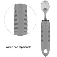 5pcs Household Utensils Stainless Steel Rubber Handle Spoon Fork Set For Home