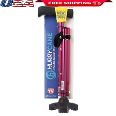 Adjustable Folding Cane W/ Stabilizing Technology & 360 Degree Pivot Head New