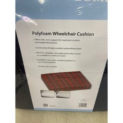 DMI Seat & Chair Cushion for Wheelchairs, Scooters for Support & Height 18X16X3″