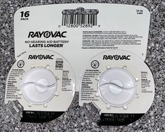 Hearing Aid Batteries Rayovac Size 13 16 Count Best By June 2024