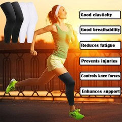 2 Pairs Leg Sleeves,Full Leg Compression Sleeve for Men Women,Long Knee Sleev…