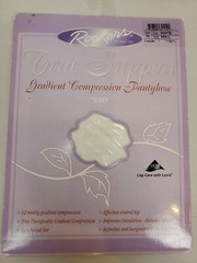 Rockers Cherokee True Support Compression Pantyhose 70 Den White Size Small NEW