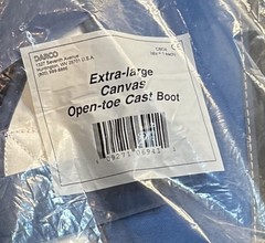 Soft Cast Boot Open Toe Canvas EXTRA LARGE BRAND NEW FREE SHIPPING.
