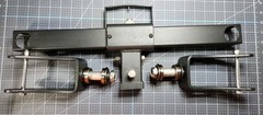 Hoveround MPV5 powerchair rear tire caster Axle Assembly W/ Spindles & Bearings