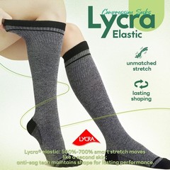 Iambamboo Mens Compression Socks for Large-X-Large, I5-3pairs (Light Gray)