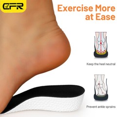 Arch Support Invisible Shoe Insoles Inserts Pad Height Increase Heel Lift Taller