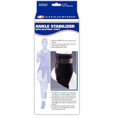 CHAMPION Bilateral Stays Ankle Stabilizer, Black