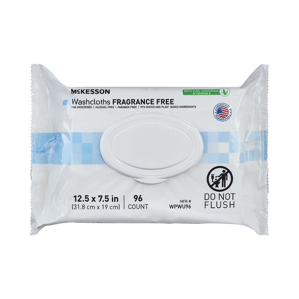 McKesson Personal Cleansing Wipe 7.5 x 12.5″ WPWU96 6 Pack 576 Wipes