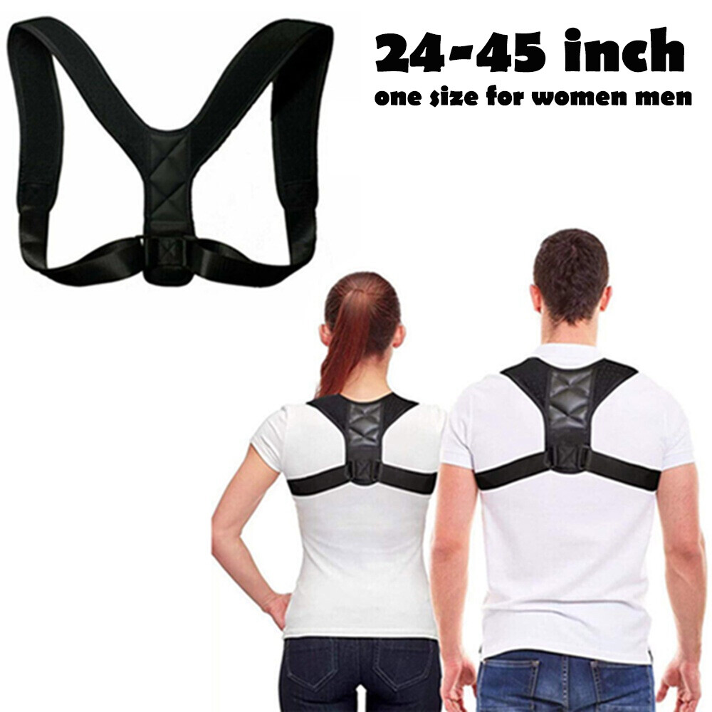 Posture Corrector – Adjust Back Support Shoulder Support Brace Correction 24-45″