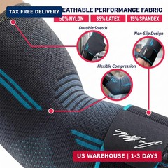 Doctor Developed Elbow Brace for Tendonitis and Tennis Elbow, Compression Sleeve