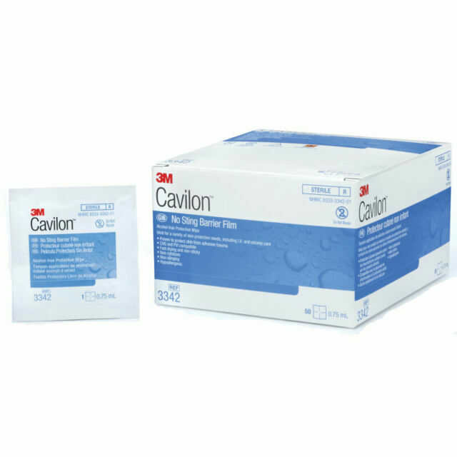 3M Cavilon No Sting Barrier Film Wipes – 50 x 0.75ml (3342)
