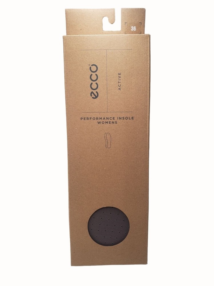 ECCO Womens Active Performance Insole Size 36 US 5-5.5 Gray Shoe Inserts NEW