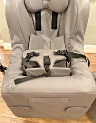 Freedom Concepts Chill Out Chair Ottoman Medium -Gray Vinyl Tray Special Needs