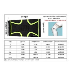 Knee Sleeve Compression Brace Support For Sport Gym Joint Pain Arthritis Relief