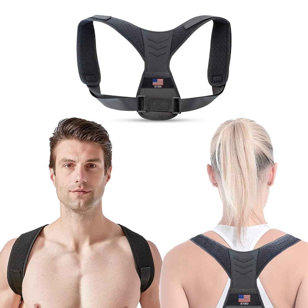 Posture Corrector for Men and Women | Upper Back Brace Clavicle One Size