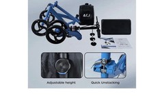 BlessReach Foldable Steerable Knee Scooter Walker Foot Surgery Recovery