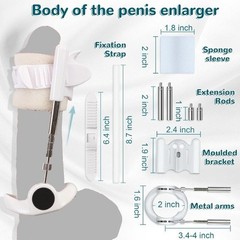 Male Traction Device Physical Training Stretcher Extender Adjustable Kit